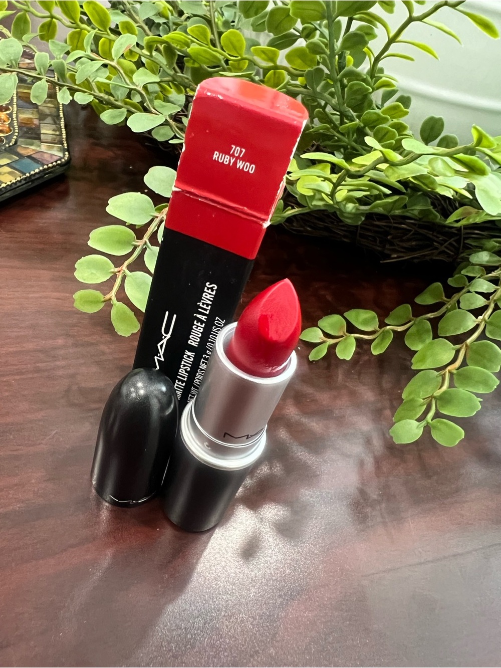 MAC Cosmetics Ruby Woo 707 Vibrant Matte Red Lipstick